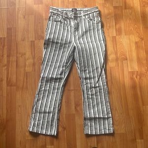 Urban outfitters size 28 black striped jeans